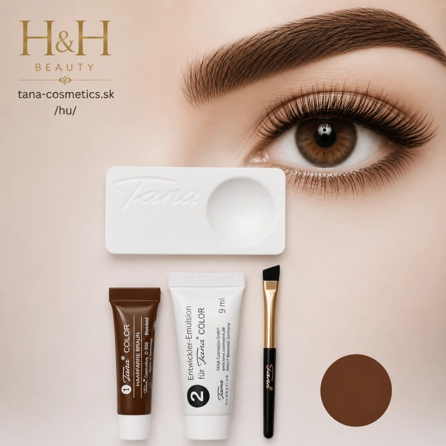 TANA-COSMETICS COLOR Farba na riasy na cca.20 aplikácii hnedá