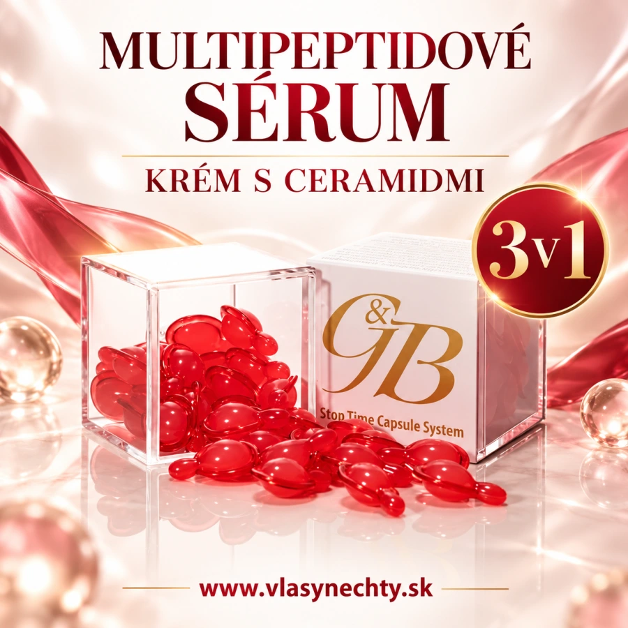 Multipeptidové sérum - krém s ceramidmi 3 v 1-30 kusov