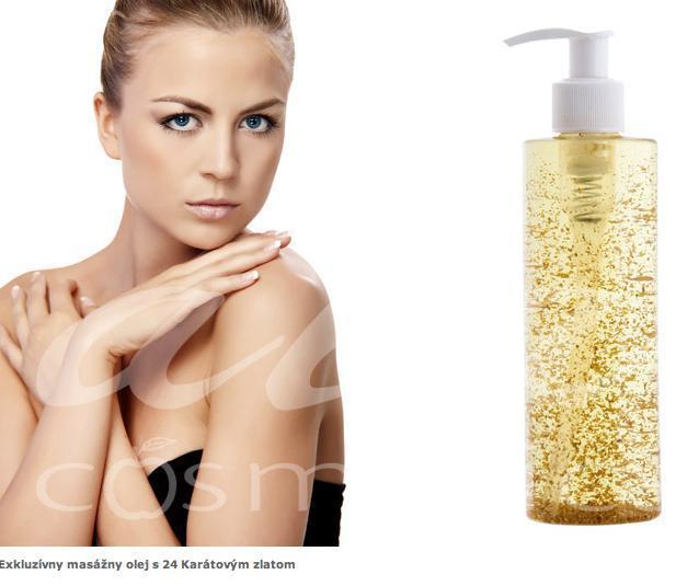 AIA GOLD OIL massage oil Exkluzívny masážny olej s 24 K - levandula