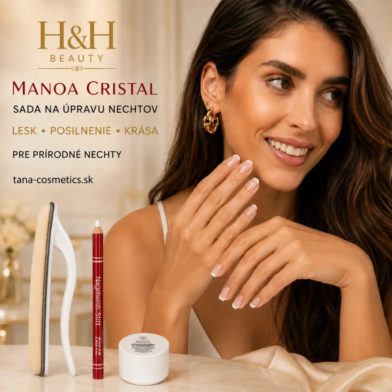 MANOA-CRISTAL ® sada na úpravu nechtov / Francúzska manikúra /