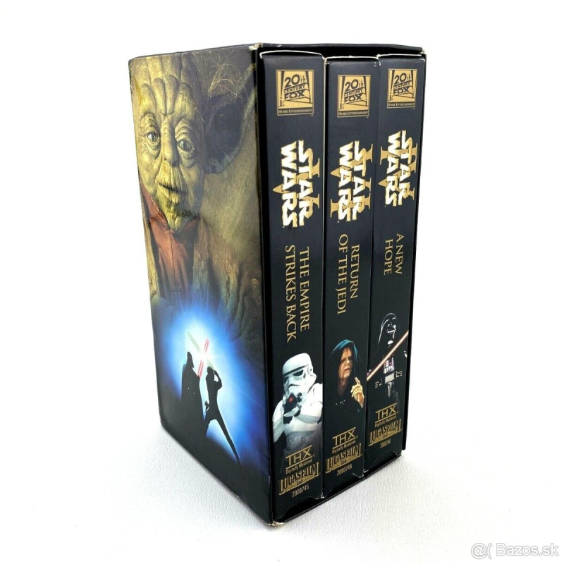 VHS kolekcia STAR WARS Trilogy – Special Edition THX z roku 1997 1