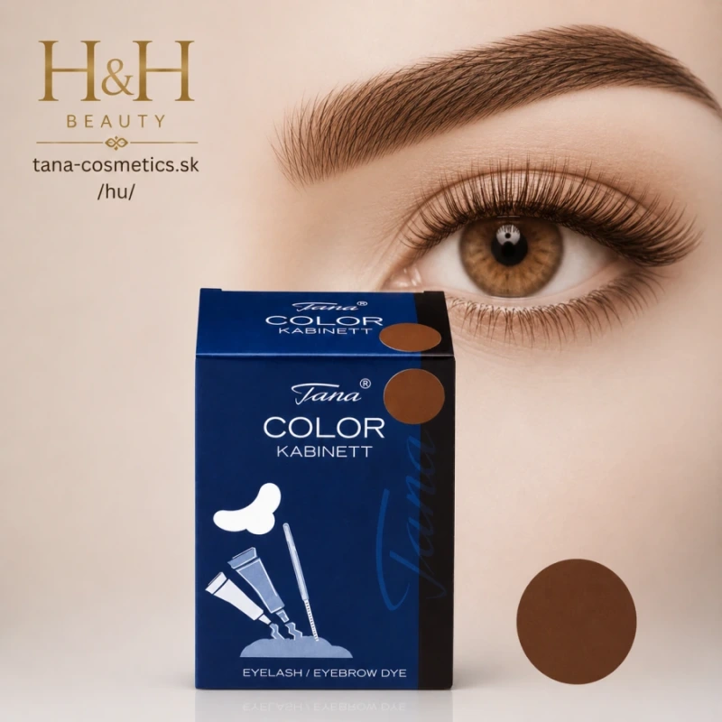 TANA-COSMETICS COLOR Kabinet cca. na 100 aplikácii 5 x 4.5ml hnedá