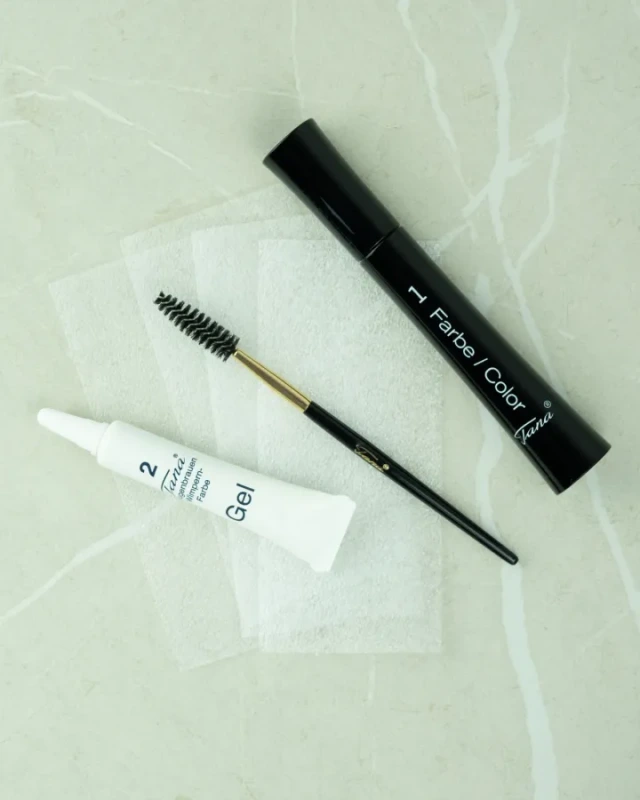 TANA-COSMETICS Color EASY hnedý - Sada farieb na mihalnice a obočie 1