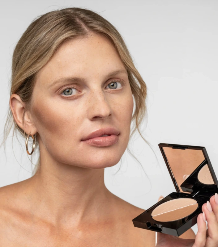 EGYPT-WONDER ® kompaktný púder Duo Šport Matný - egyptská hlinka 1