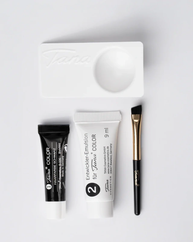 TANA-COSMETICS COLOR Farba na riasy na cca.20 aplikácii, farba čierna