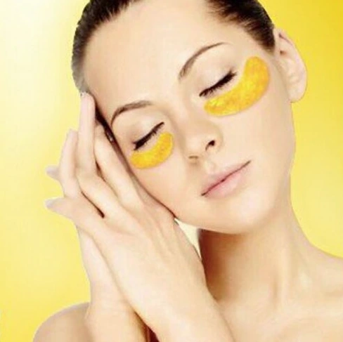 AIA GOLD & BEAUTY zlatá kolagénová maska s 24 karátovým zlatom - očné vačky - 1 pár 1