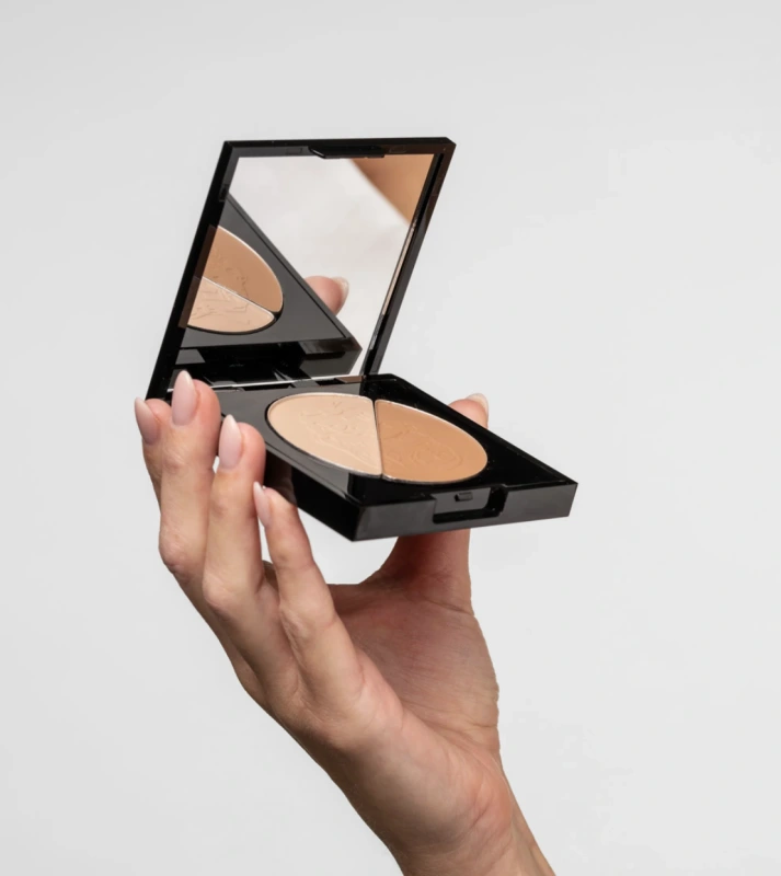 EGYPT-WONDER ® kompaktný púder Duo Šport Matný - egyptská hlinka 2