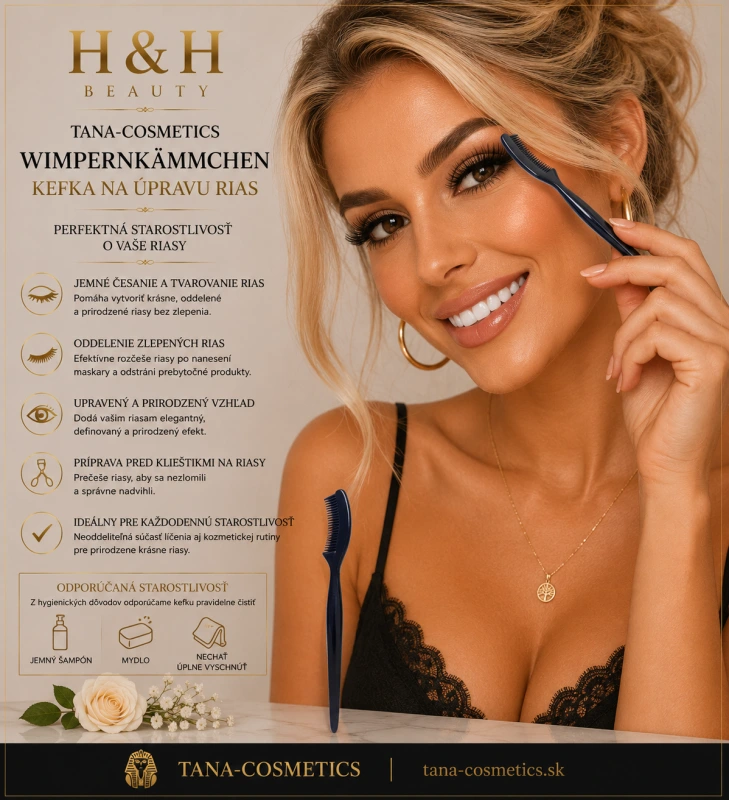 TANA-COSMETICS WIMPERNKÄMMCHEN - hrebeň na riasy 2
