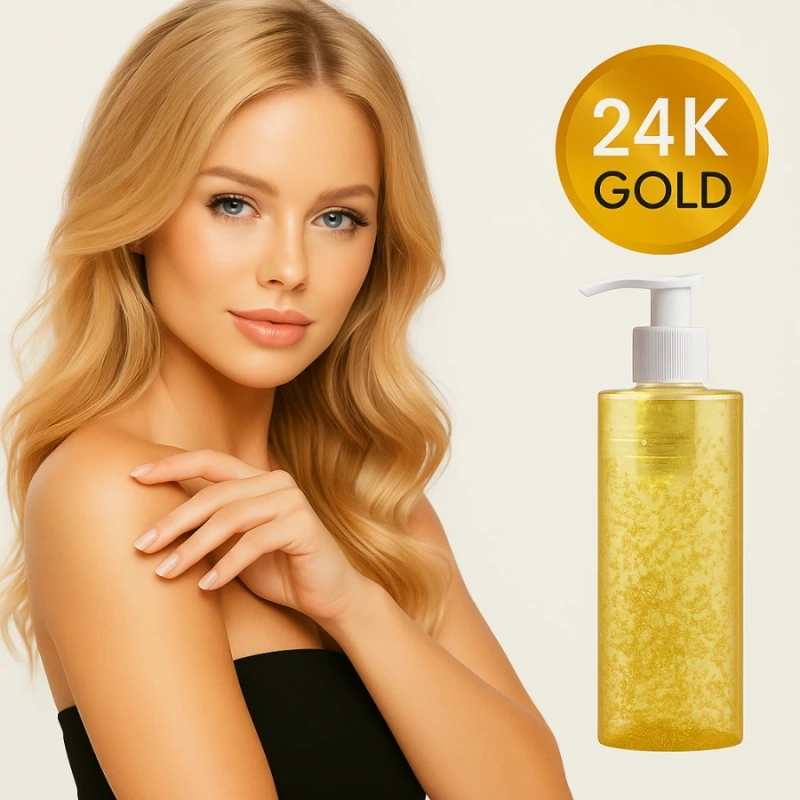 AIA GOLD & BEAUTY – Gold & Lift Olej s 24K zlatom - kabinetné balenie 250 ml s pumpičkou 1