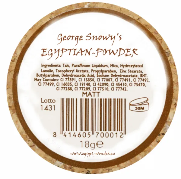 Egyptian-Powder MATT  - egyptská hlinka 18 g - bez škodlivých parabénov  2 kusy