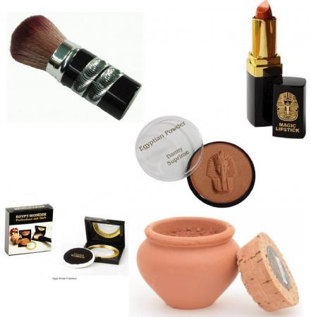 Egypt Wonder SET 3 - štetec, rúž, bronzer, púzdro, egyptská hlinka sypká