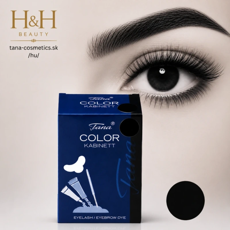 TANA-COSMETICS COLOR Kabinet cca. na 100 aplik. 5 x 4.5ml čierna