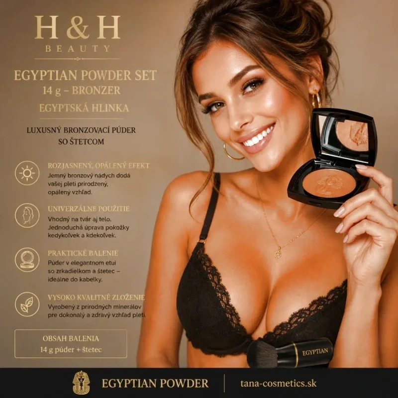 Egyptian Powder Set 14g + štetec - BRONZER 3