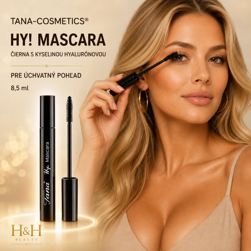 TANA-COSMETICS HY! Mascara Čierna s Hyaluron