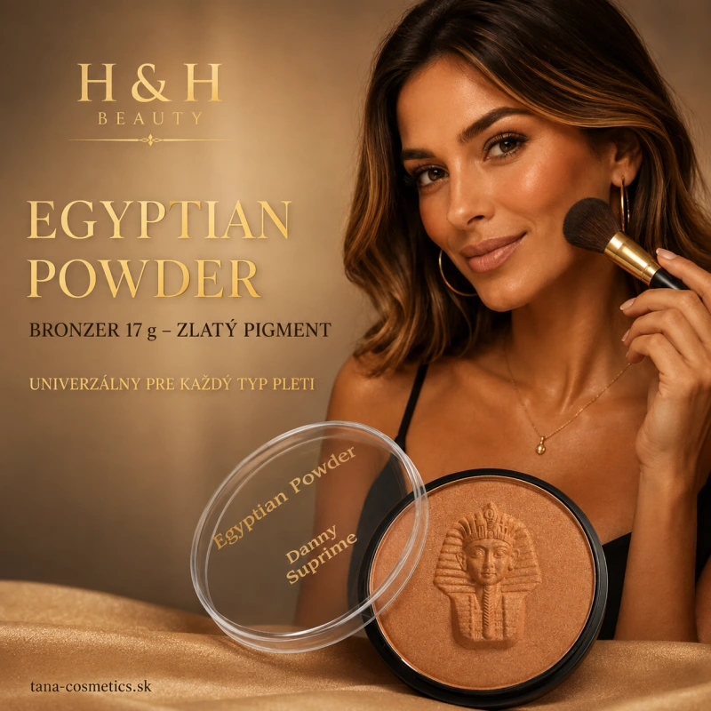 Egyptian-Powder ® - kompaktný púder 17g -bronzer - egyptská hlinka