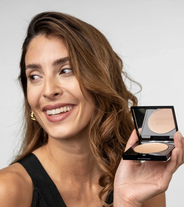 EGYPT-WONDER ® kompaktný púder PEARL lesklý - egyptská hlinka 1