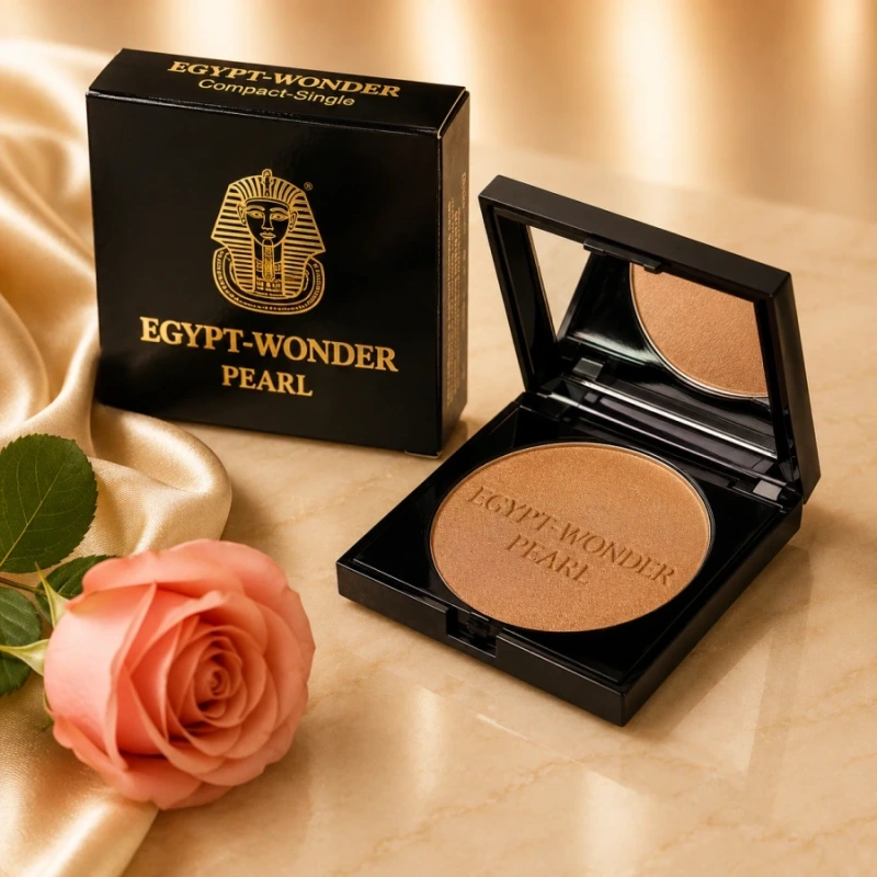 EGYPT-WONDER ® kompaktný púder PEARL lesklý - egyptská hlinka 1