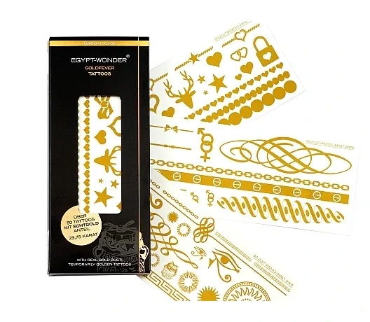 EGYPT-WONDER ® GOLDFEVER TATTOOS 50 motívov 23.75 GOLD 1