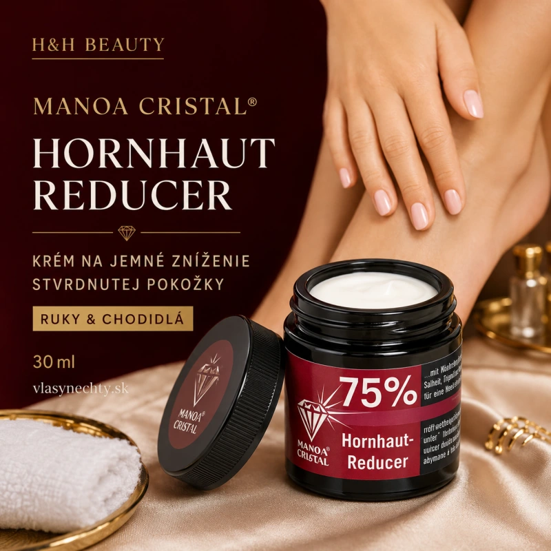 MANOA-CRISTAL ® Hornhaut Reducer (30 ml) - krém na jemné zníženie stvrdnutej pokožky