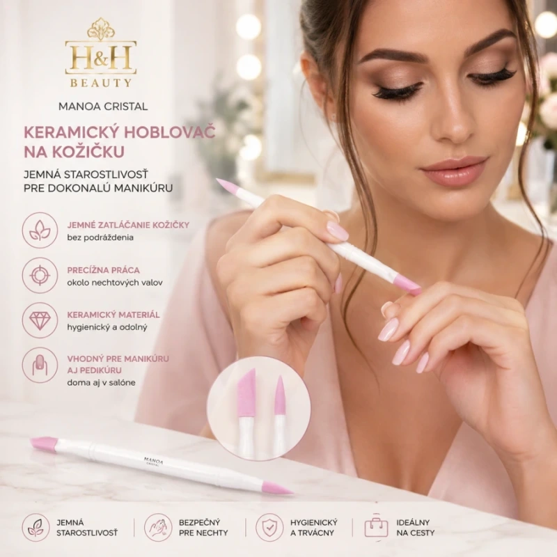 MANOA-CRISTAL ® Keramický hoblovač na nechtovú kožičku – Keramik Hufstäbchen 1