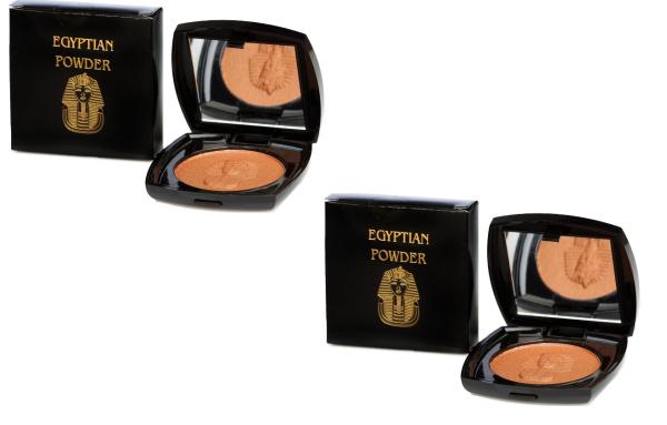 Egyptian-Powder ® - kompaktný púder 14g - bronzer so zrkadielkom 2 kusy