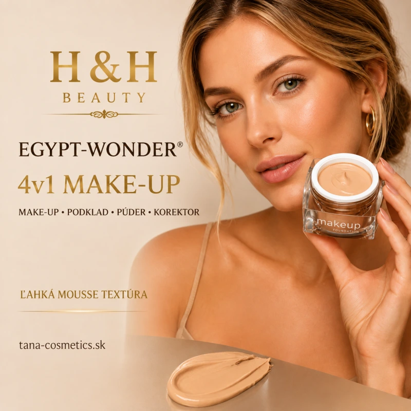 EGYPT-WONDER® 4v1 Make-up – podklad, púder & korektor v jednom