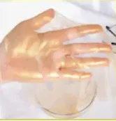 GOLD&BEAUTY hydrogélová kolagénova organická pleťová maska proti vráskam s 24k zlatom