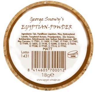 Egyptian Powder -MATT  - egyptská hlinka 18 g -  10 kusov