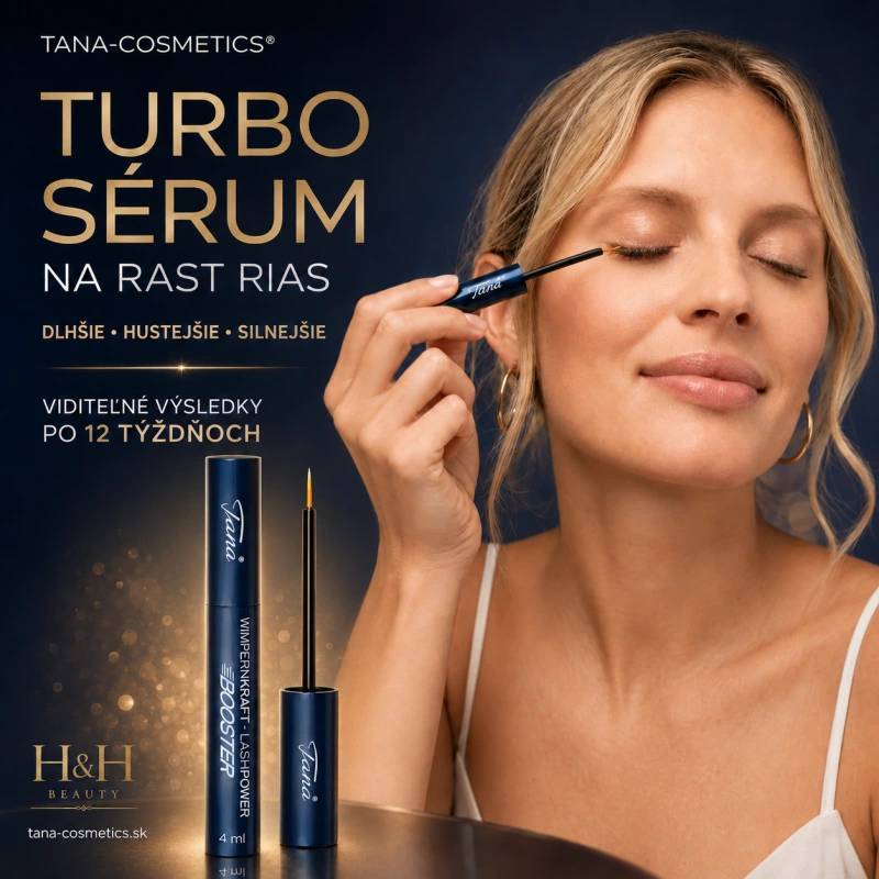 TANA-COSMETICS HAIR PLUS - WIMPERKRAFT BOOSTER podporuje rás mihalníc