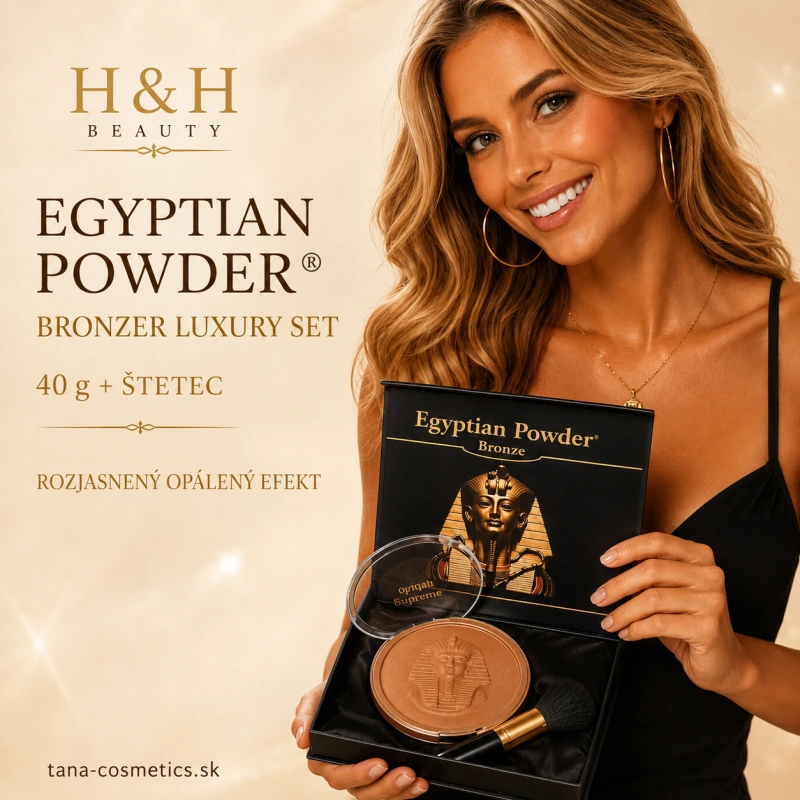 Egyptian-Powder ® Bronzer Luxury Set 40g + štetec