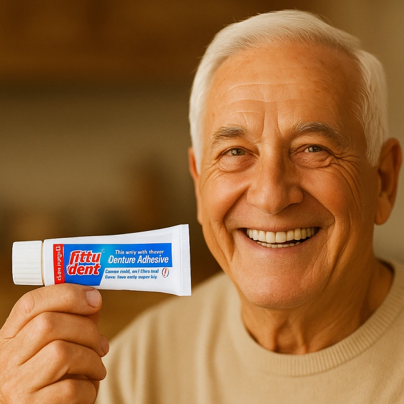 FITTYDENT super Fixačný krém na zubné náhrady (Denture adhesive) 1x40 g / VODOODOLNÝ KRÉM/ 1