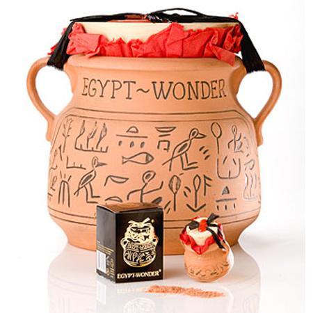 Egypt-WONDER ® EGYIPTOMI CSODA agyagedényben"Az eredeti" - fényes