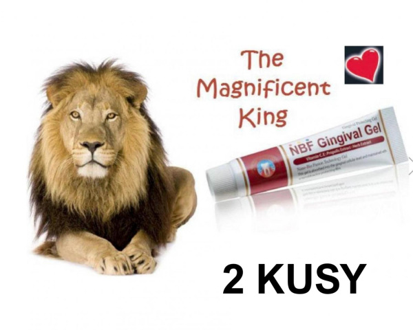 NBF GINGIVAL GÉL 2X30 g - na rany, popáleniny, herpes, zuby... 2 kusy 1