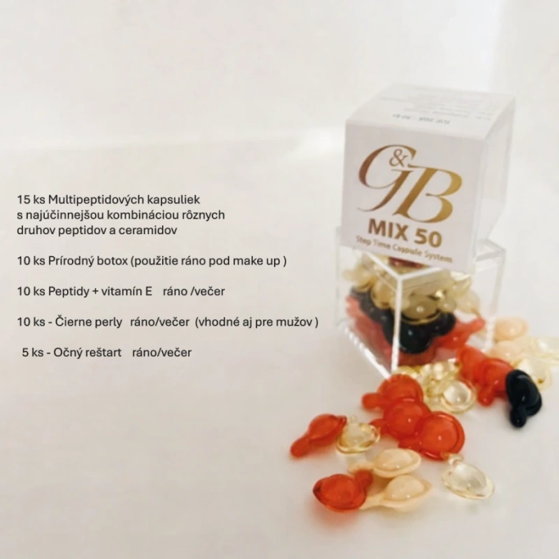 Stop Time Capsule System MIX 50 kusov – peptidové sérum 2