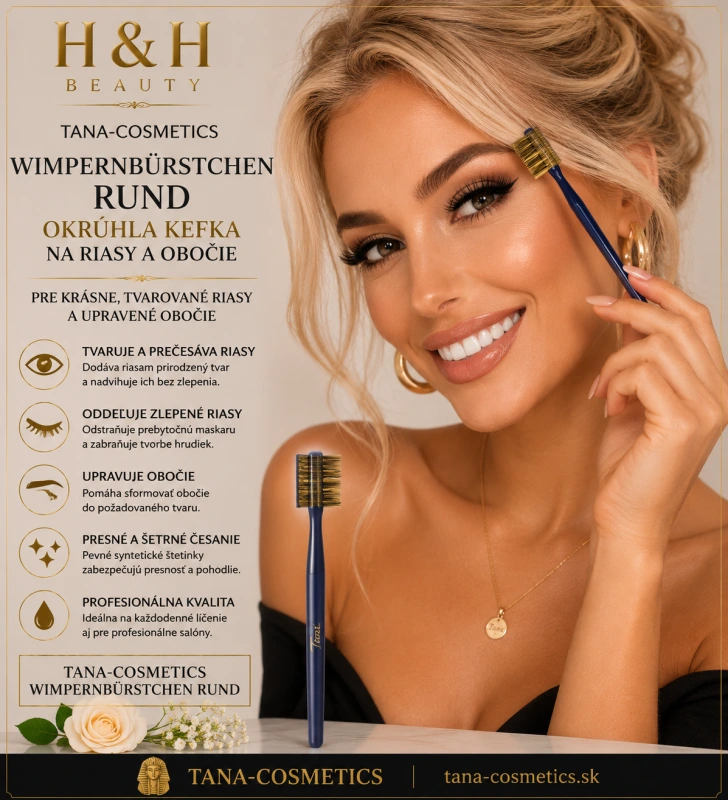 TANA-COSMETICS WIMPERNBÜRSTCHEN DOPPELT na riasy 2.riadkový 2