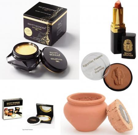Egypt Wonder SET 1 -krém, rúž, bronzer, púzdro, egyptská hlinka sypká