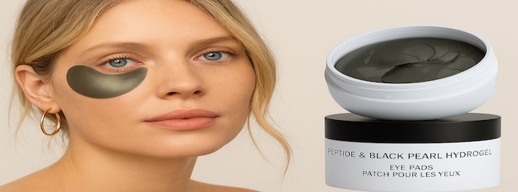 EGYPT-WONDER Peptide Black Pearl Hydrogel Eye Pads 60 ks